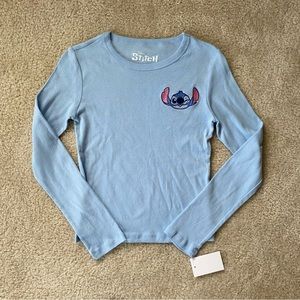 NWT Disney Stitch Long Sleeve Tee